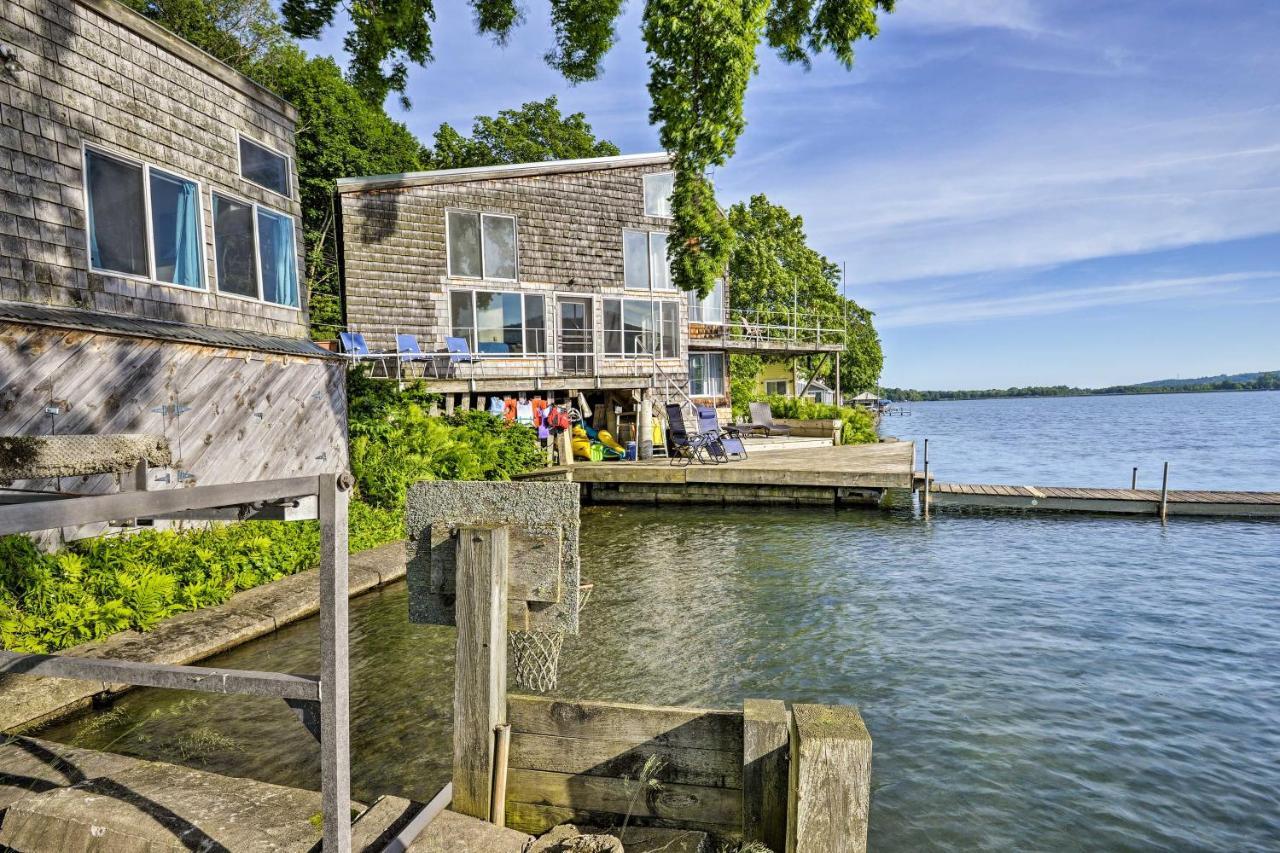 Waterfront Deruyter Home With Private Dock! New Woodstock Εξωτερικό φωτογραφία